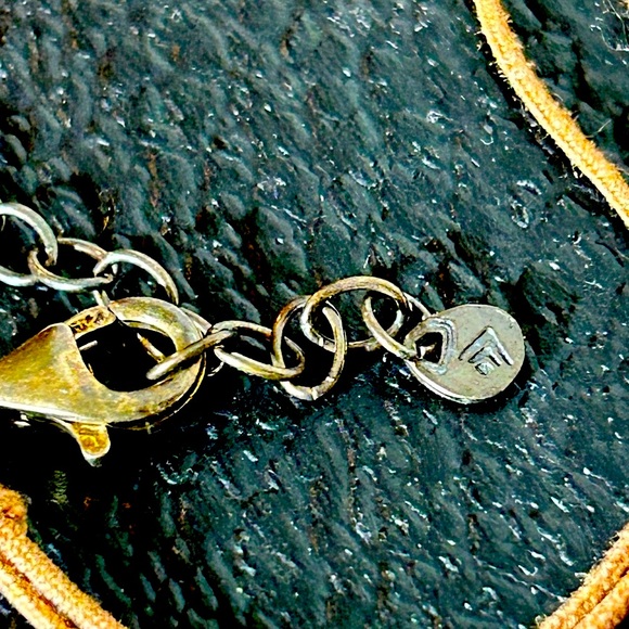 Silpada vintage Rare Elegant Pink and Gray Stone Pendant Necklace - Picture 4 of 5